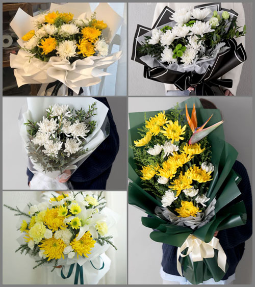 河南周口商水县老城街道白事花束代送